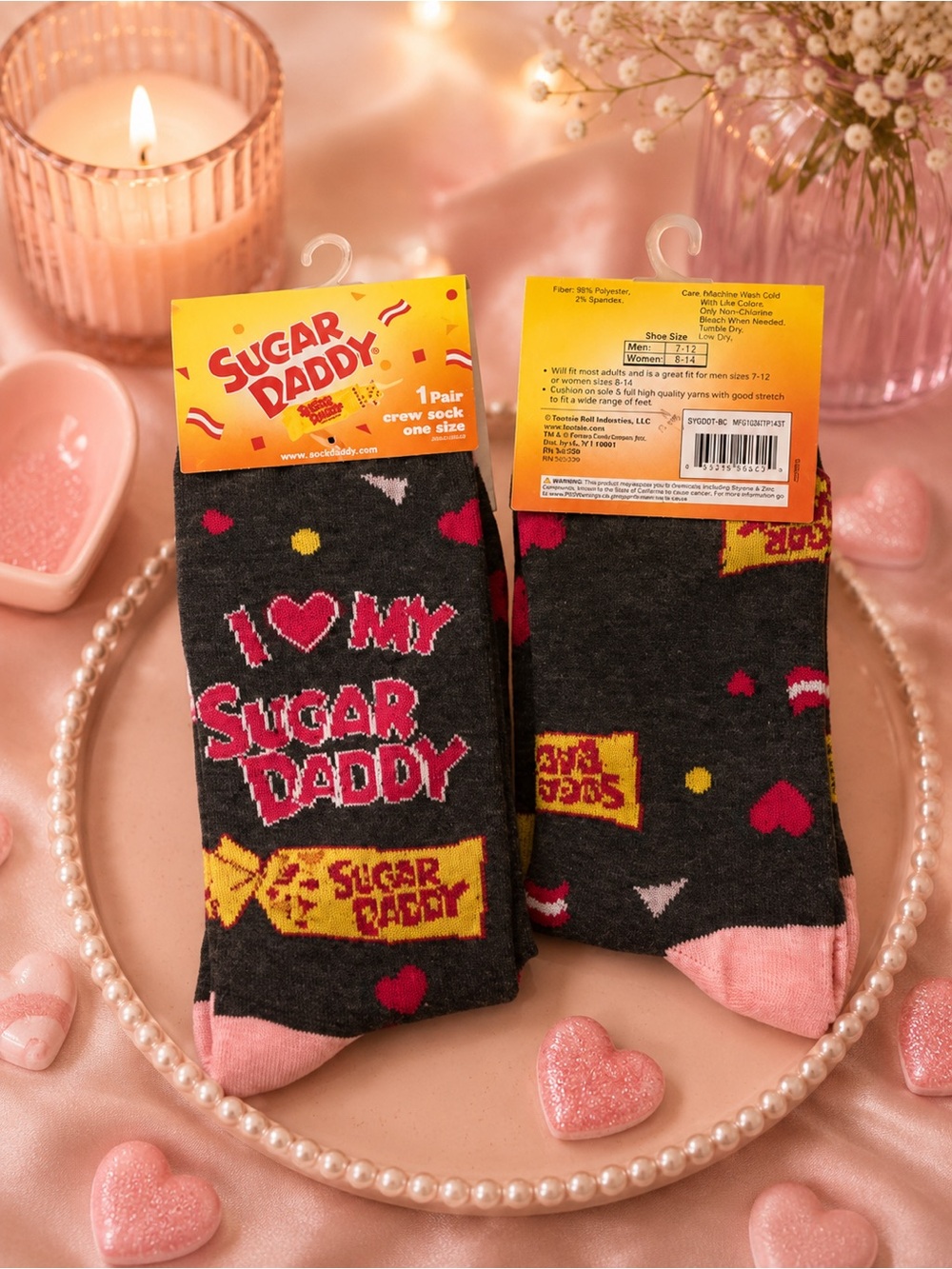 "I Love My Sugar Daddy" Crew Socks.